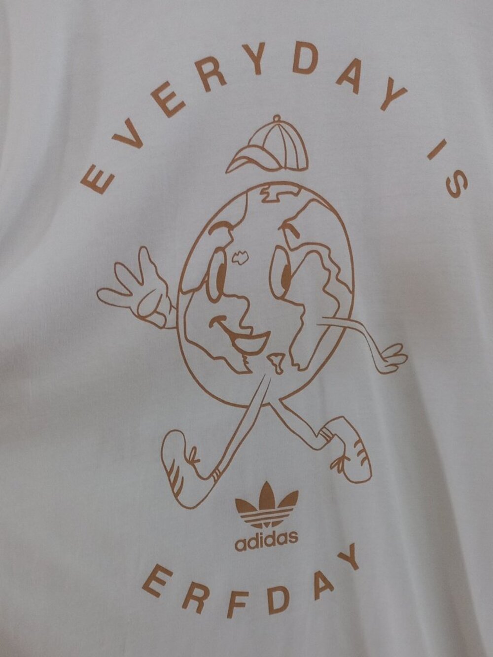 ADIDAS every day is erf day graphic t shirt